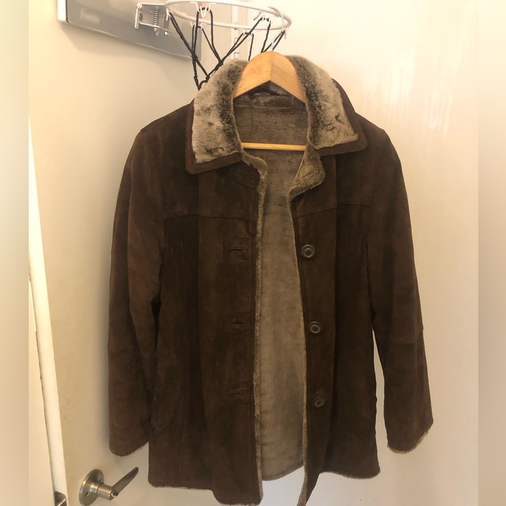 Nice coat brown and gray